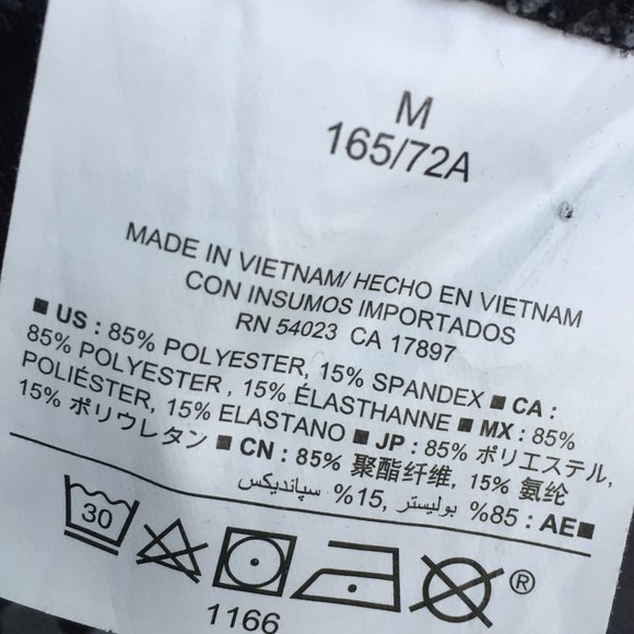 Old Navy black grey camo capris leggings - size M - Picture 4 of 6